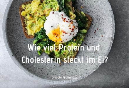 Wie viel Protein und Cholesterin steckt im Ei